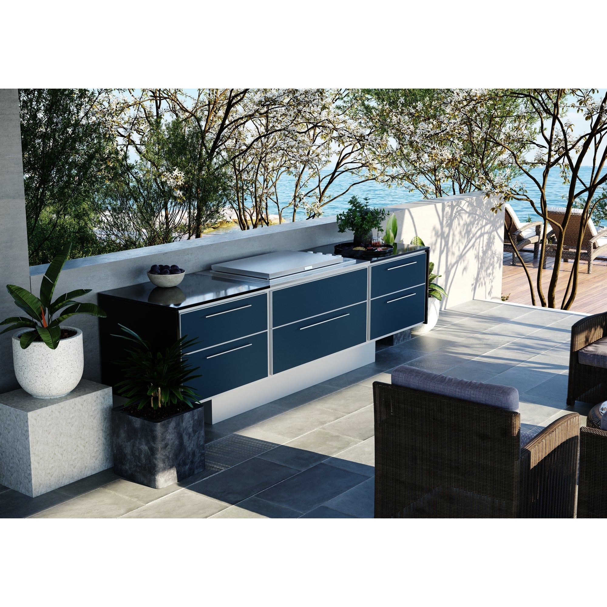 Build in gas BBQ