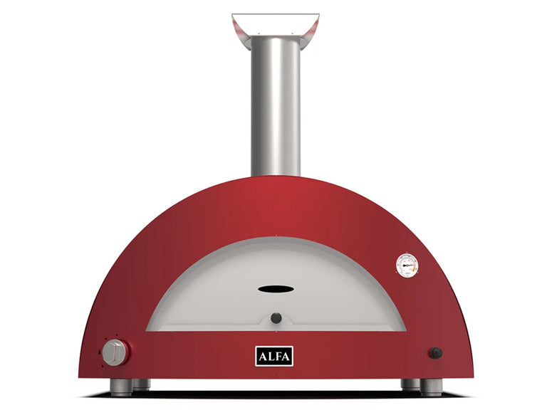 Alfa Forni Moderno 5 Pizze Antique Red Wood