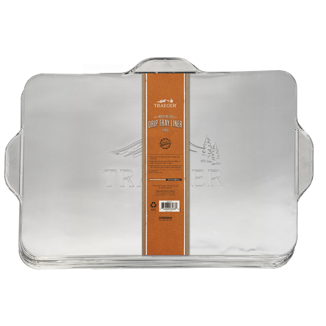 Traeger Drip Tray Liner 5 Pack - Timberline 850