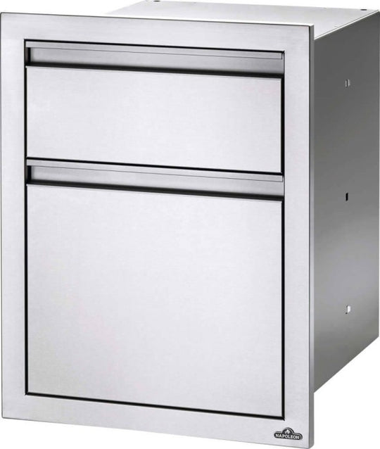 Napoleon Double Drawer Waste Bin 18" X 24"