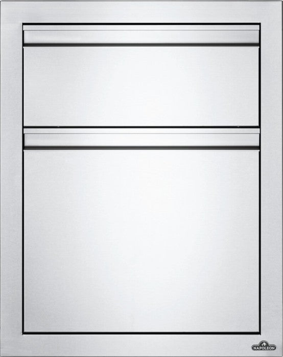 Napoleon Double Drawer Waste Bin 18" X 24"