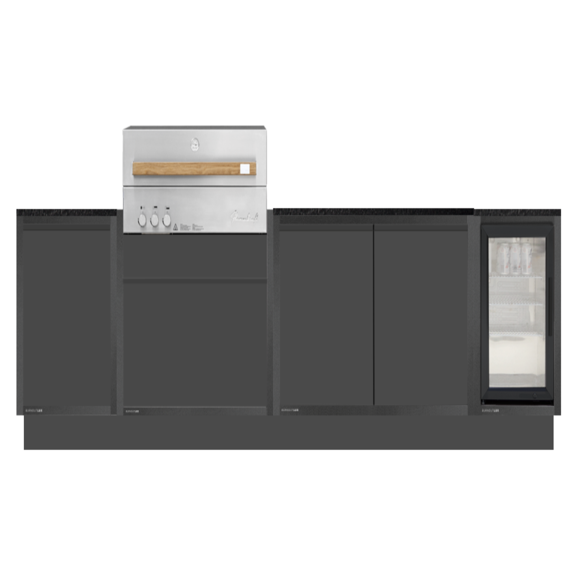 Burnout Lux 'Dawn' Modular Outdoor Kitchen AOS kitchens