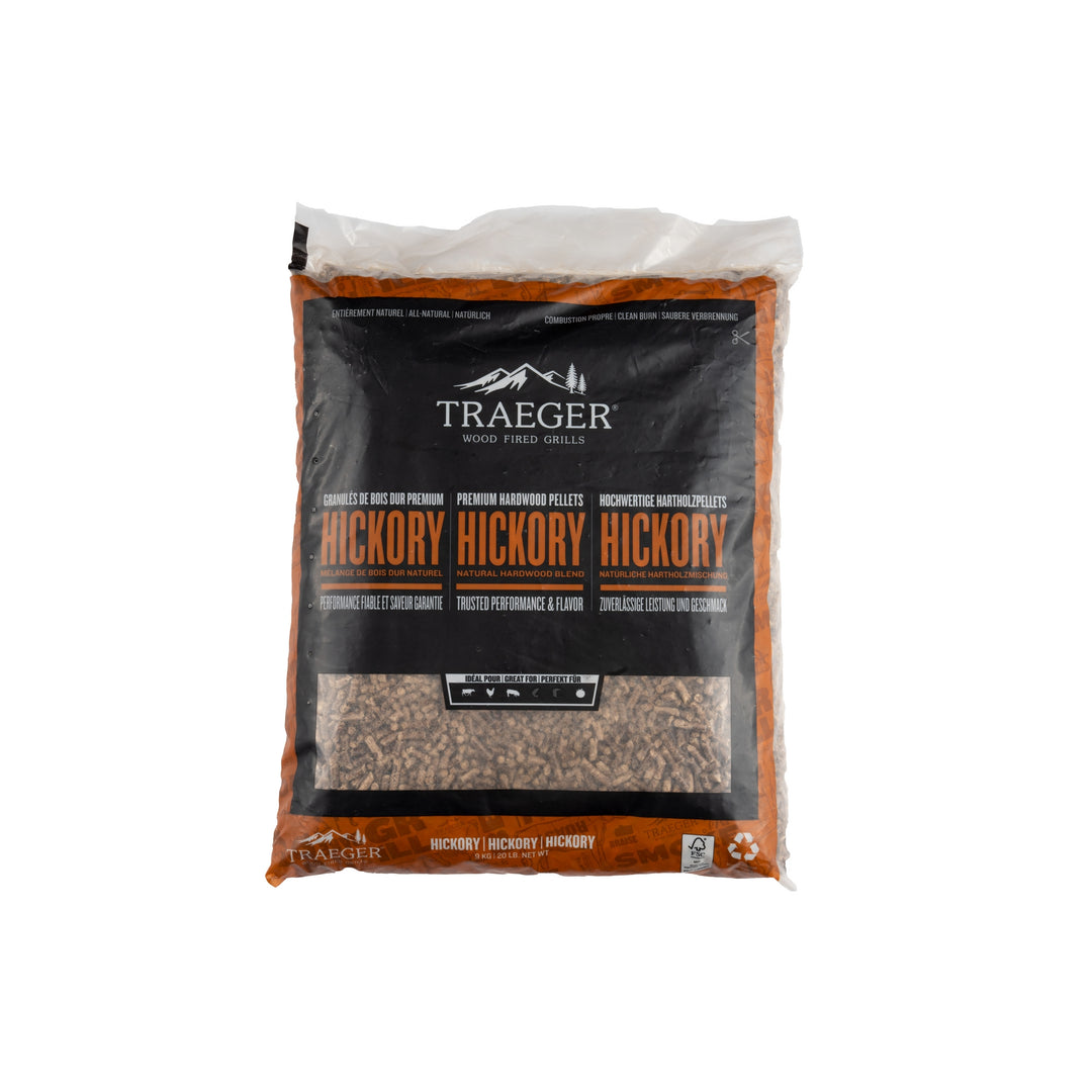 Traeger Hickory Pellets 9 KG Bag