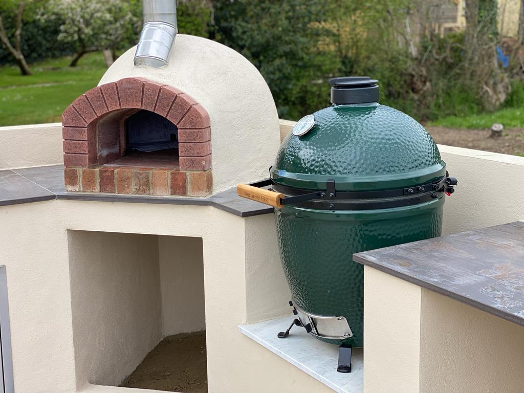 l shaped outdoor kitchen