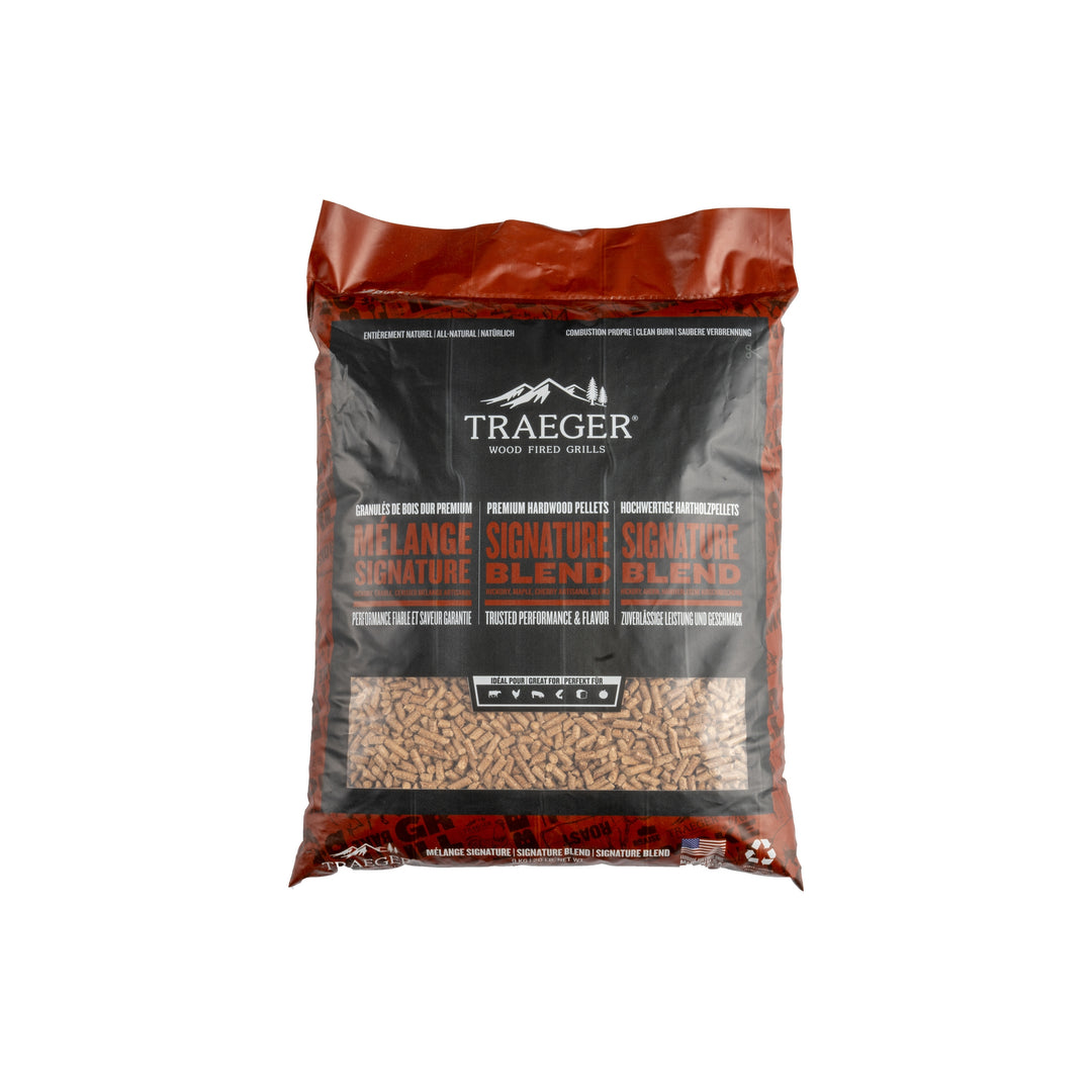 Traeger Multilingual Signature Blend Pellets 9 KG Bag