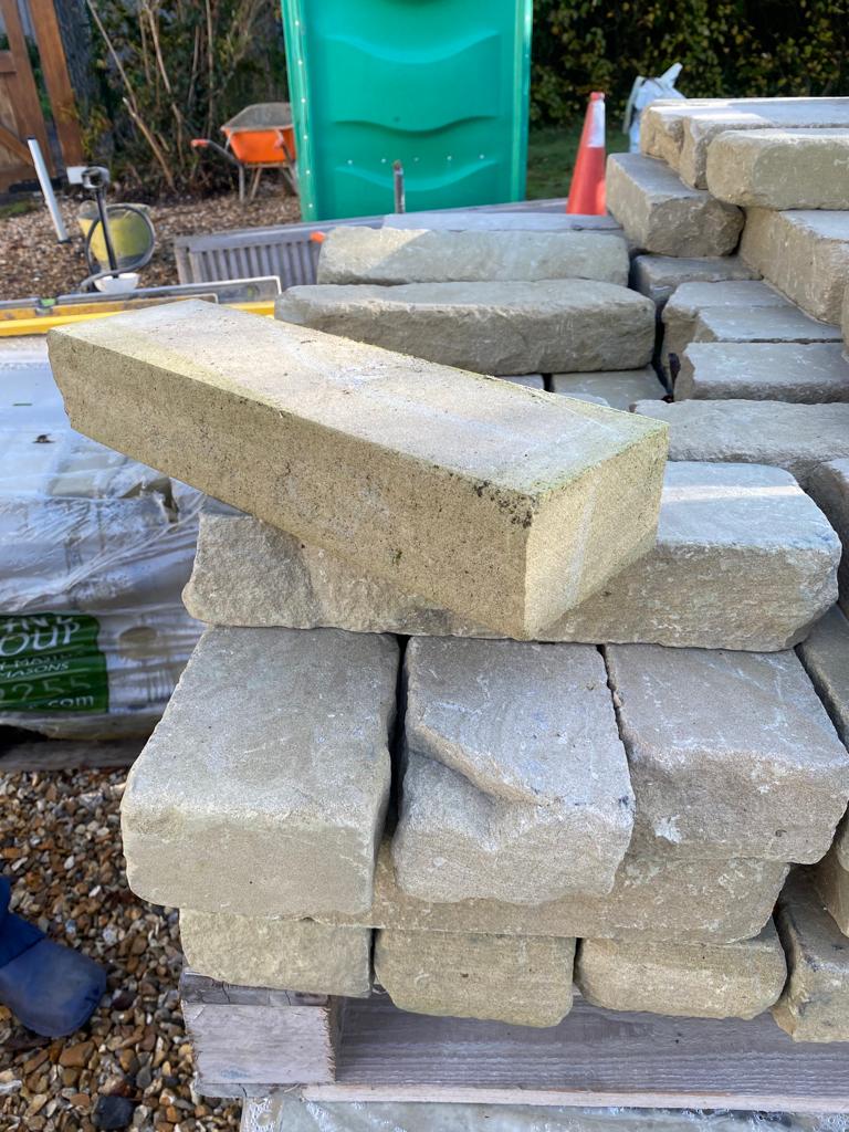 Purbeck stone outdoor kitchen