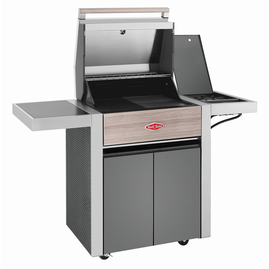 At AOS Kitchens we thrive on helping outdoor cooking enthusiasts through the whole process of designing and creating their amazing outdoor kitchens. If your passion is alfresco dining, you can't beat our range of gas and charcoal bbqs, pizza ovens and outdoor kitchen units. Extend your outdoor living and entertaining space with an outdoor kitchen. Complement your outdoor living area and give yourself the ultimate dream BBQ and patio dining area.