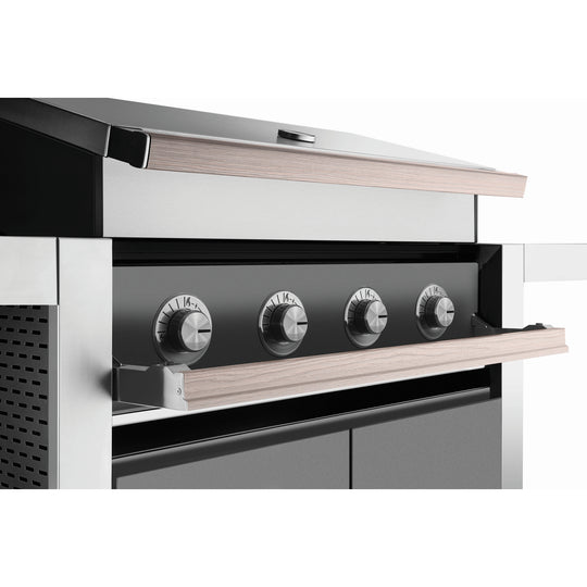 At AOS Kitchens we thrive on helping outdoor cooking enthusiasts through the whole process of designing and creating their amazing outdoor kitchens. If your passion is alfresco dining, you can't beat our range of gas and charcoal bbqs, pizza ovens and outdoor kitchen units. Extend your outdoor living and entertaining space with an outdoor kitchen. Complement your outdoor living area and give yourself the ultimate dream BBQ and patio dining area.