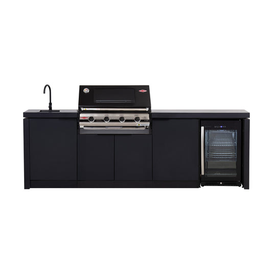 Beefeater Cabinex ODK 4 Bnr Standard Pack c/w 3000E BBQ & Fridge