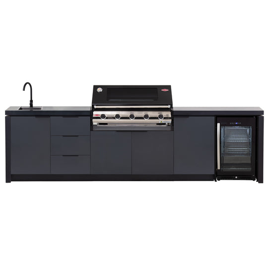 Beefeater Cabinex ODK 5 Bnr Premium Pack c/w 3000E BBQ & Fridge