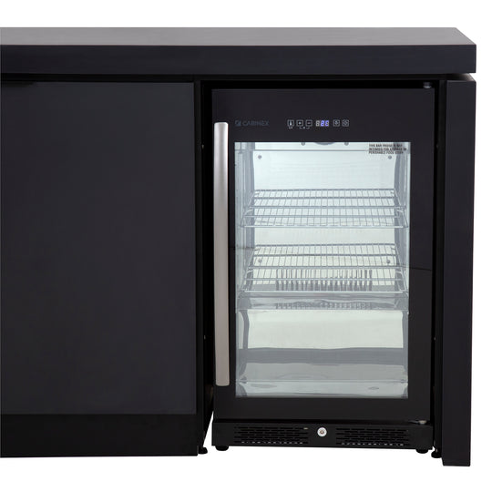 Beefeater Cabinex ODK 4 Burner Premium Pack c/w 3000E BBQ & Fridge