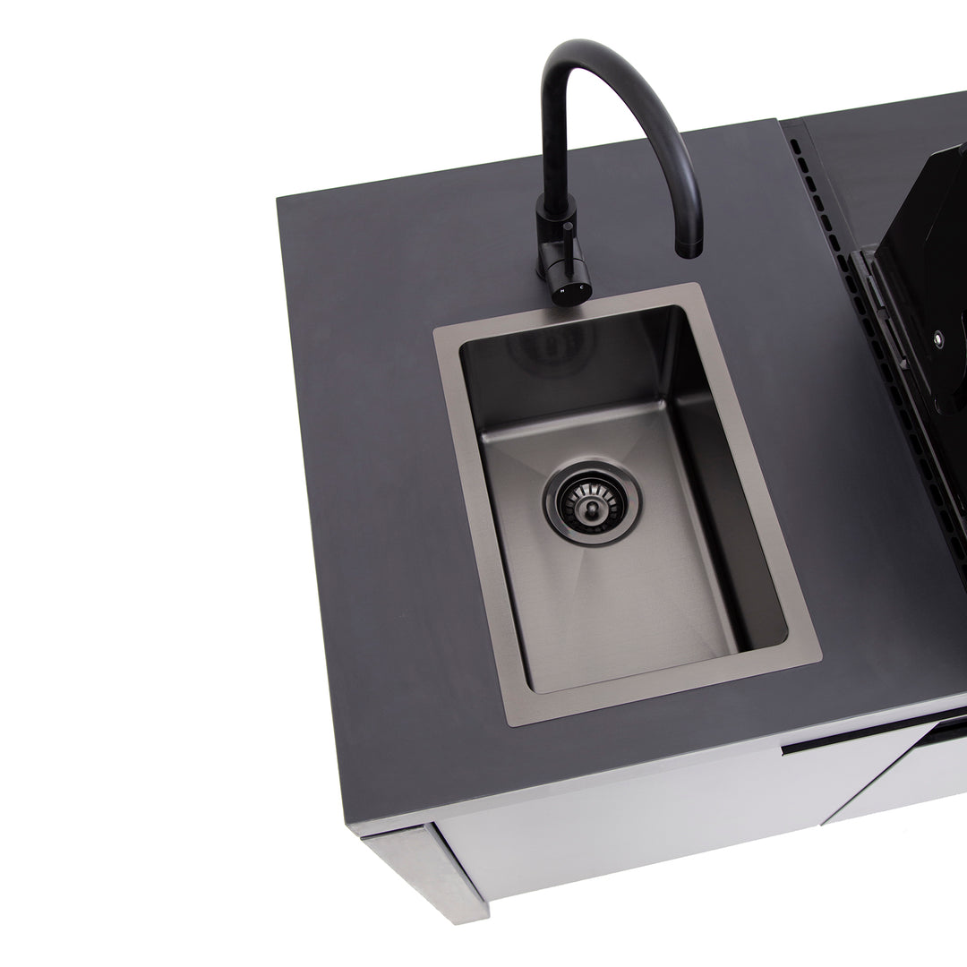 Beefeater Cabinex ODK 4 Burner Premium Pack c/w 3000E BBQ & Fridge
