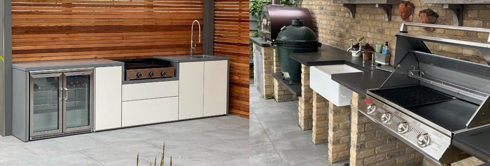 materials to use in an outdoor kitchen