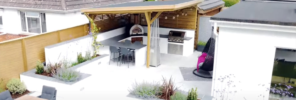 what is an outdoor kitchen look like