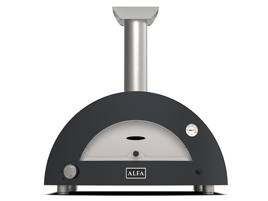 Alfa Forni Moderno 2 Pizze Ardesia Gray Hybrid