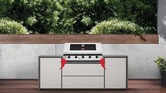 Beefeater 1200 Series Built-In Bracket Set