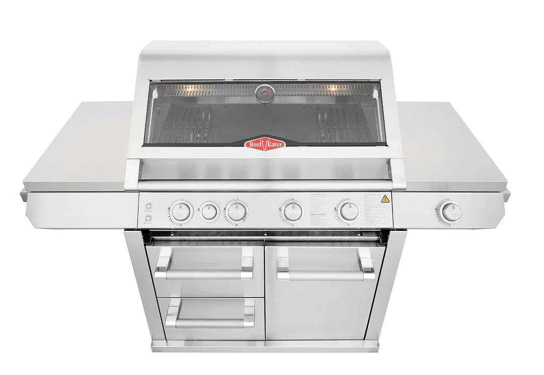 Beefeater 7000 Series Premium 4 Burner BBQ & Side Burner Trolley