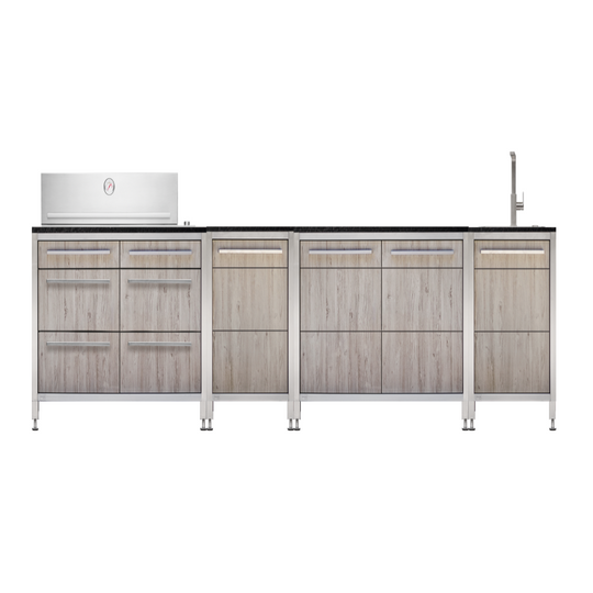 Burnout 'Oak' Modular Outdoor Kitchen