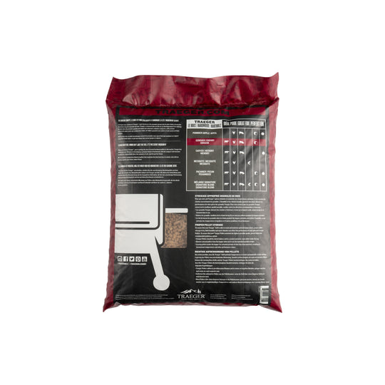 Traeger Multilingual Cherry Pellets 9 KG Bag