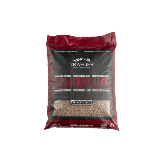 Traeger Multilingual Cherry Pellets 9 KG Bag