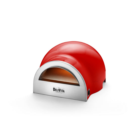 DeliVita ECO Pizza Oven - Chilli Red