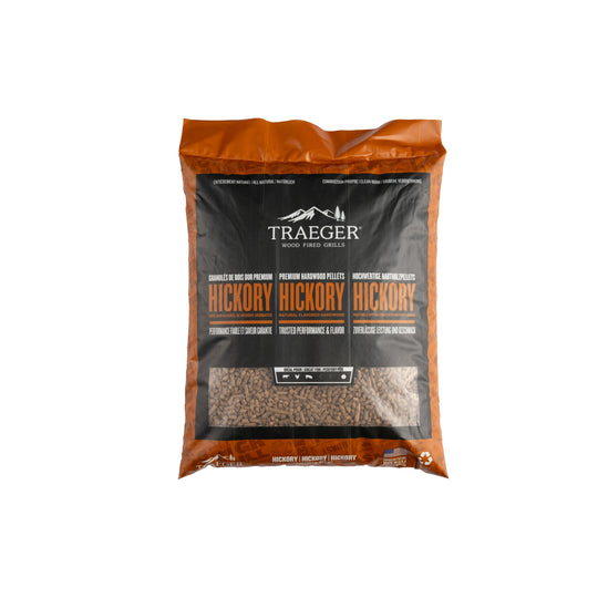 Traeger Multilingual Hickory Pellets 9 KG Bag