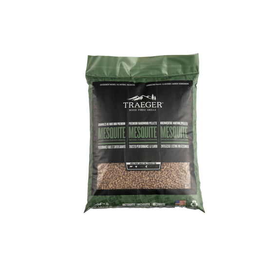 Traeger Multilingual Mesquite Pellets 9 KG Bag