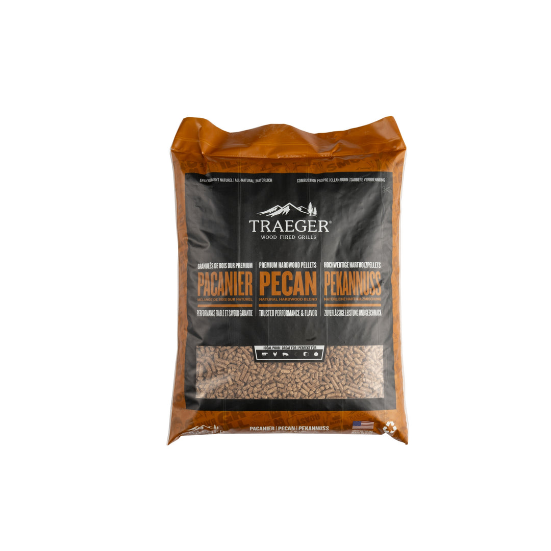 Traeger Multilingual Pecan Pellets 9 KG Bag