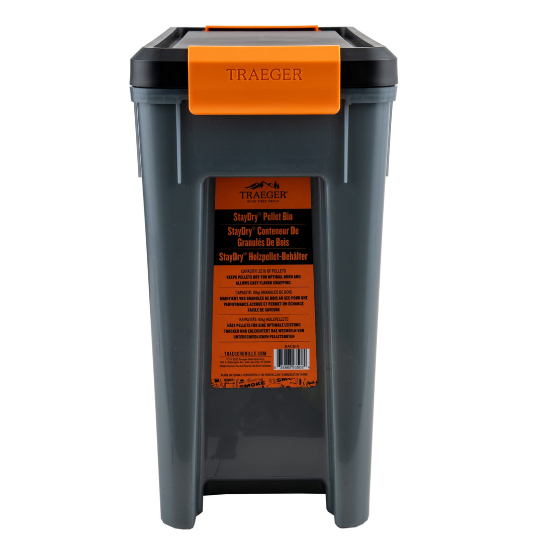 Traeger Pellet Storage– BIN & LID