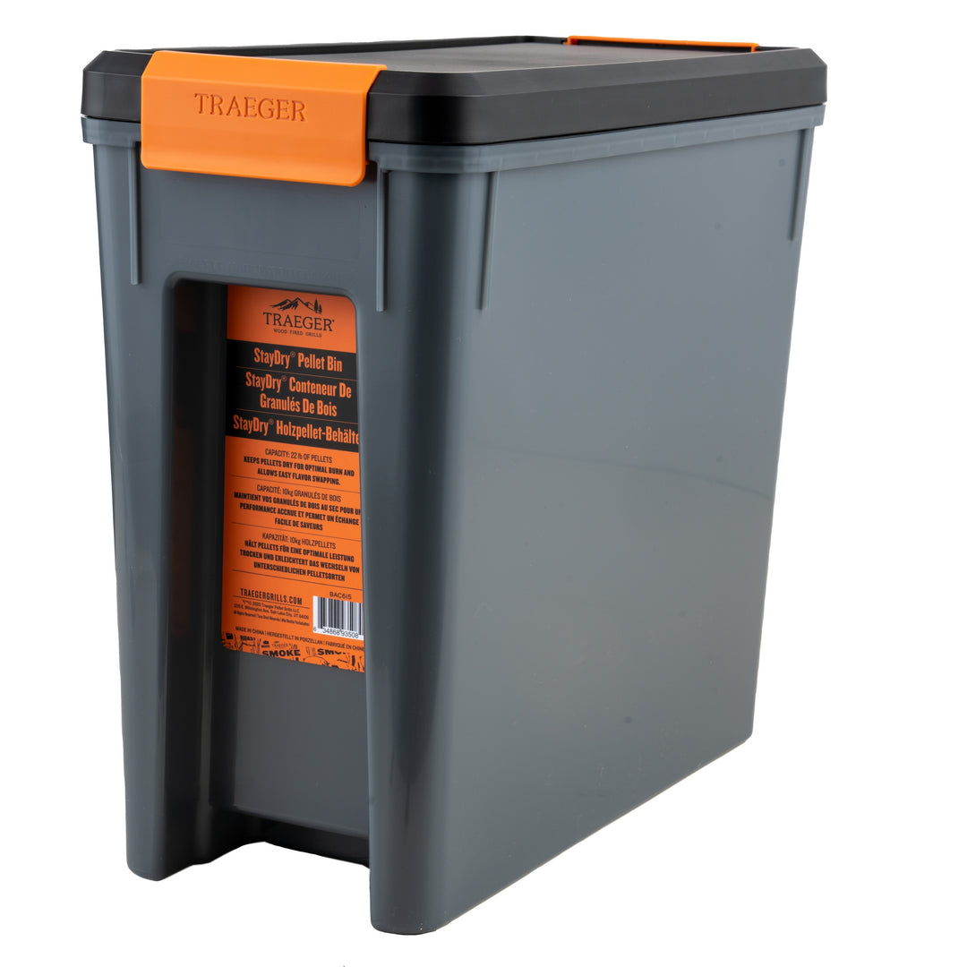 Traeger Pellet Storage– BIN & LID