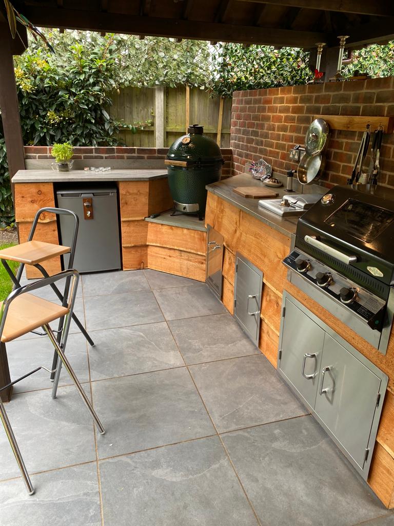 Luxury outdoor kitchen in Poole