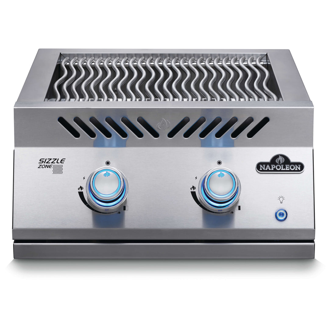 Napoleon Built-In 700 Series 18 inch Dual Infrared Burner Propane, Stainless Steel