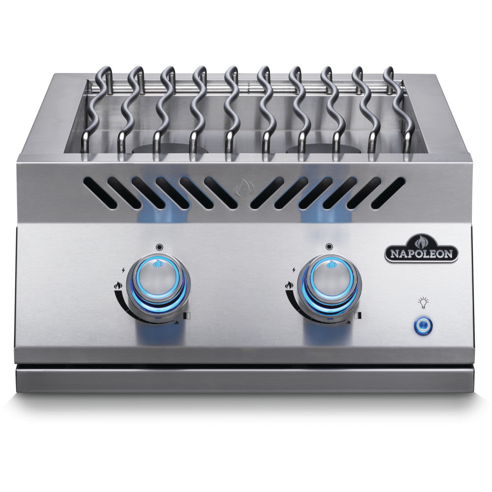 Napoleon Built-In 700 Series 18 inch Dual Range Top Burner Propane, Stainless Steel