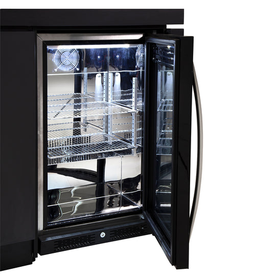 Cabinex Premium Single Door Bar Fridge - Black