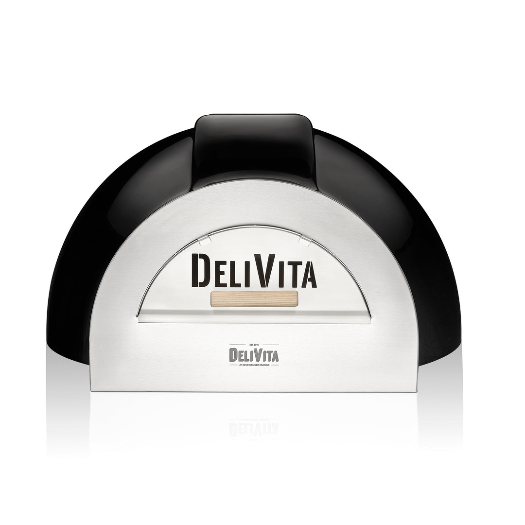 DeliVita Pro Dual Fuel Pizza Oven - Very Black