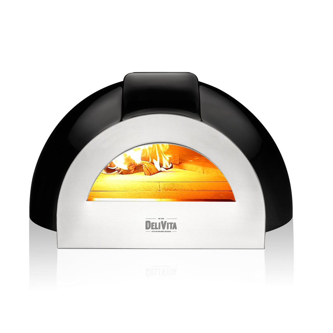 DeliVita Pro Dual Fuel Pizza Oven - Very Black