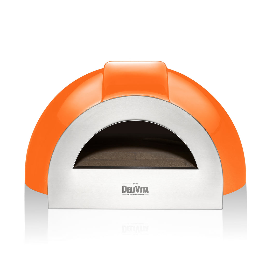 DeliVita Pro Dual Fuel Pizza Oven - Orange Blaze