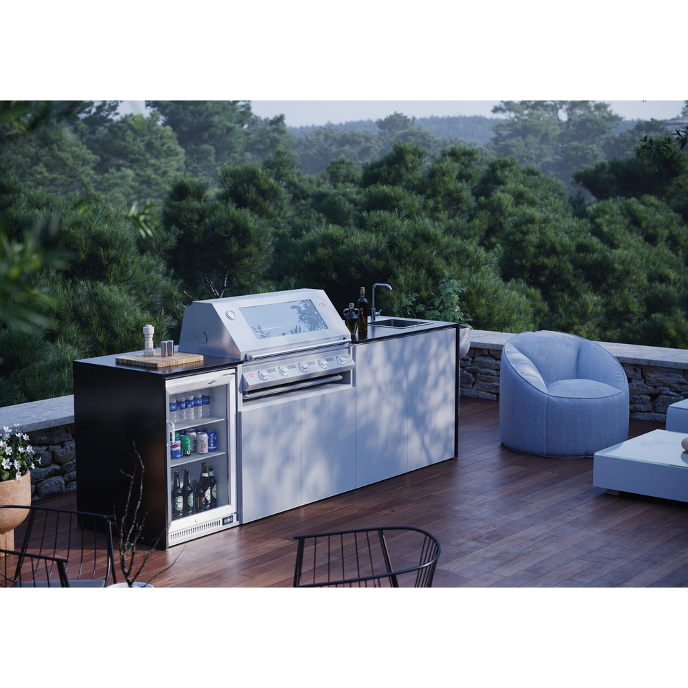 Beefeater FrescoPro Esperance 5 Burner Outdoor Kitchen Steel Grey