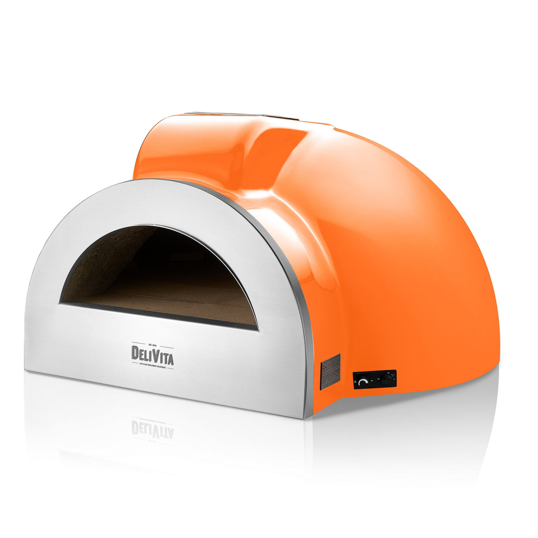 DeliVita Pro Dual Fuel Pizza Oven - Orange Blaze